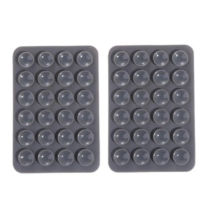 2-Pack Double-Sided Silicone Suction Pads – Adhesive Mobile Phone Fixture with Strong Suction Cups for Repair & Mounting