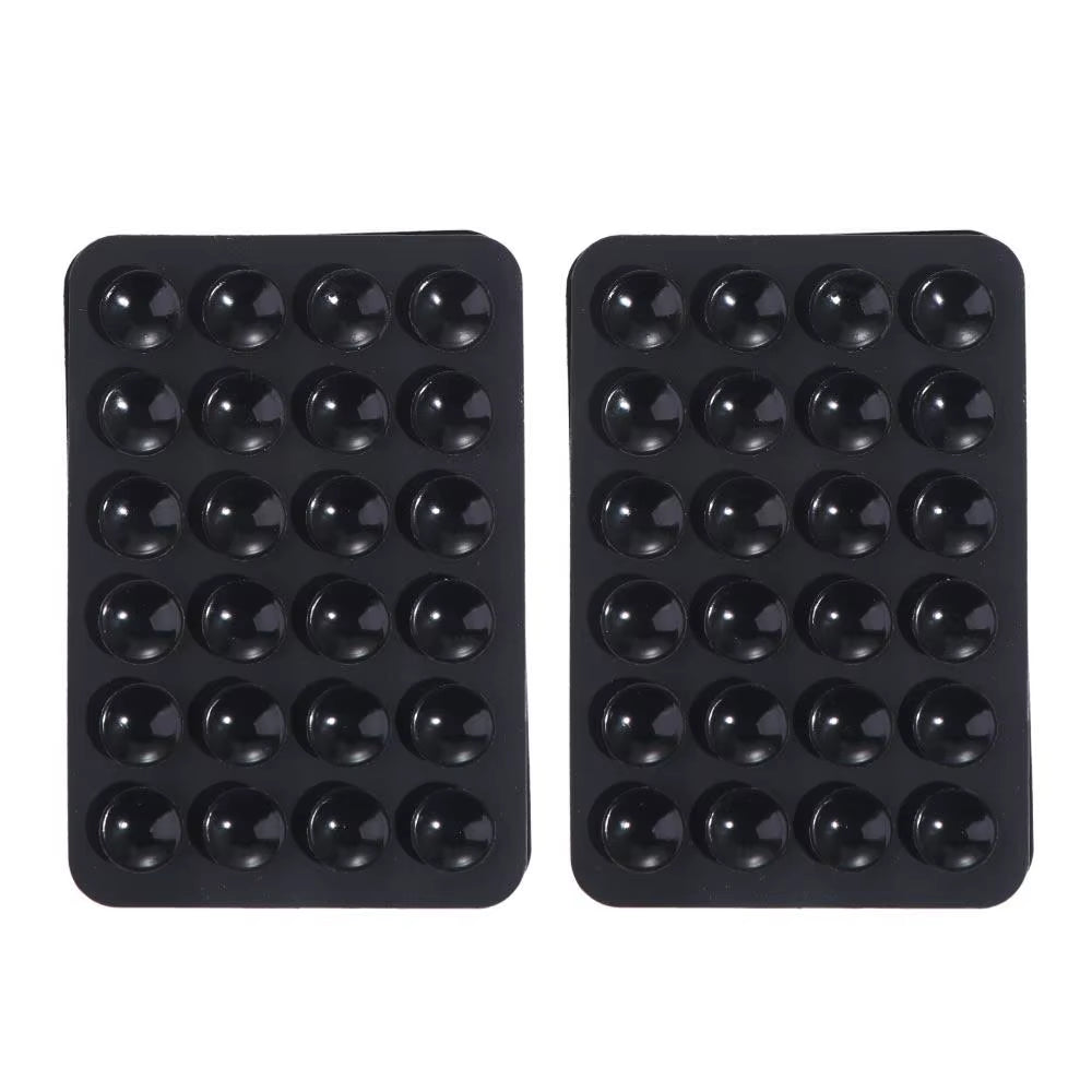 2-Pack Double-Sided Silicone Suction Pads – Adhesive Mobile Phone Fixture with Strong Suction Cups for Repair & Mounting