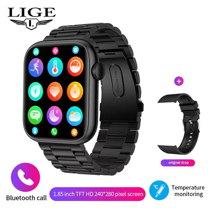 2025 Smartwatch with Wireless Charging | Bluetooth Calling Fitness Tracker for Men & Women | Customizable Watch Faces Smart Fitness Bracelet