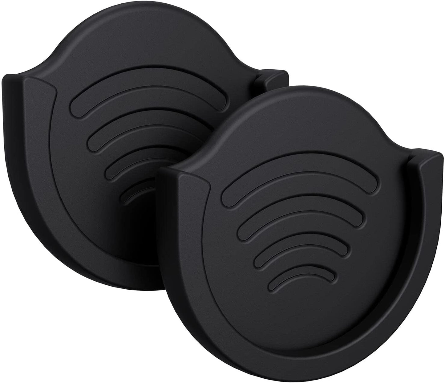 2-Pack Car Grip Mount Phone Holders – Compatible with Collapsible Grip/Sockets, Strong 3M Adhesive, Works on Dashboards, Desks, Walls & More – Black