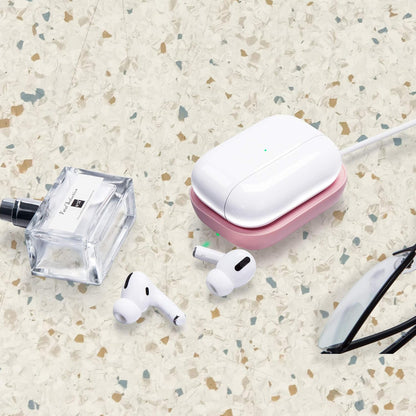 Wireless Charging Station for AirPods & AirPods Pro – Compatible with AirPods Pro 2nd/1st Gen, AirPods 4/3 – Fast Charger with Active Noise Cancellation Support – Pink