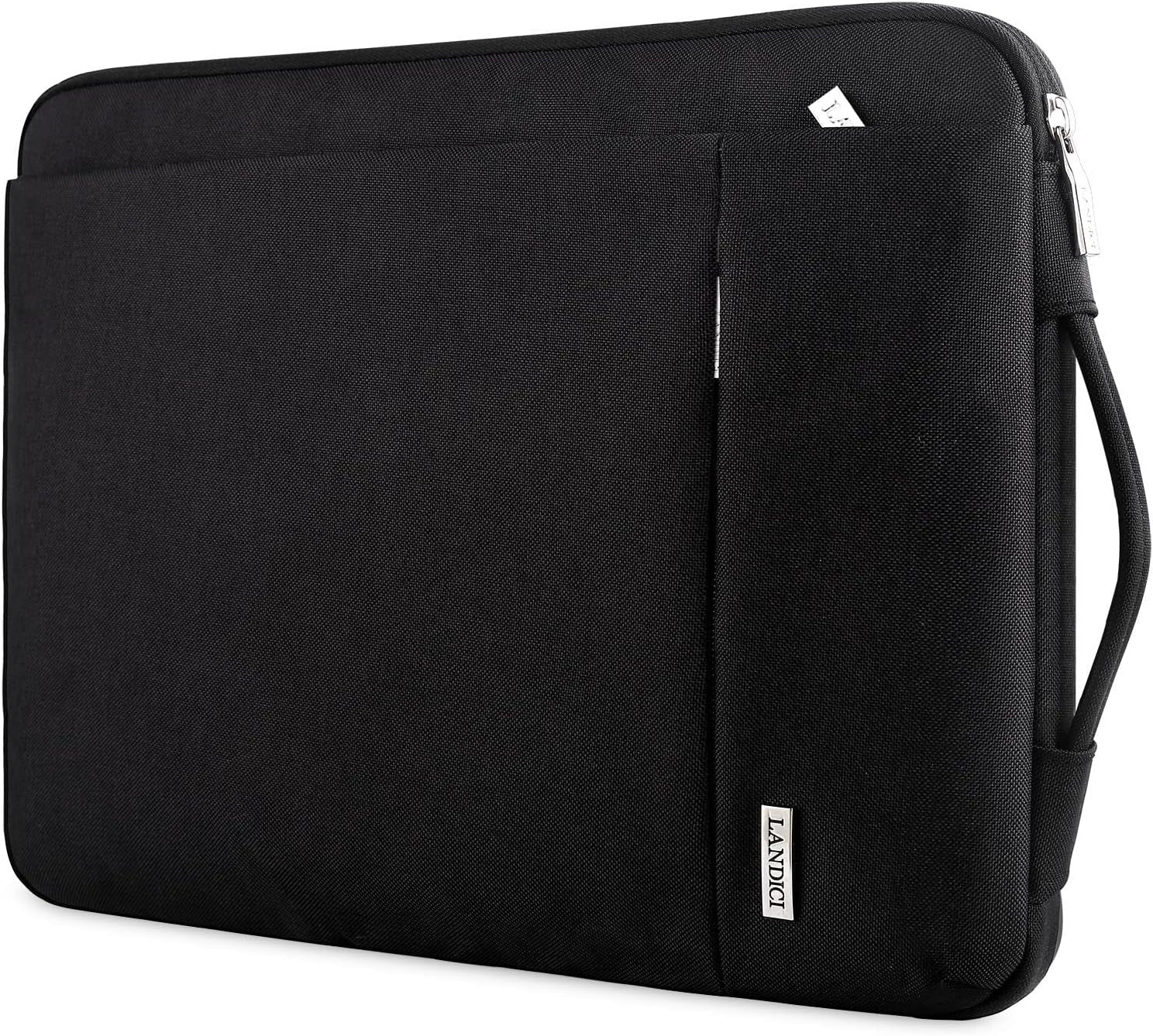360° Protective 11.6 Inch Laptop Sleeve – Slim Waterproof Shockproof Case for Surface Pro 7/8/9, Laptop Go 2/3, MacBook Air 11, 11–12" Chromebook – Black Carrying Bag