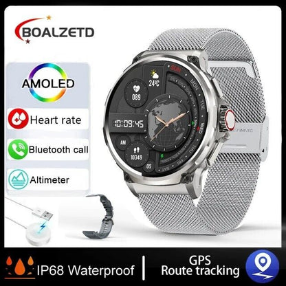 1.85" Ultra HD Smartwatch with GPS & Bluetooth Calling, Fitness Tracker with Heart Rate, Sleep & Health Monitoring, Sports Smart Watch for Men Women, Ideal Gym Gift