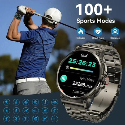 1.85" Ultra HD Smartwatch with GPS & Bluetooth Calling, Fitness Tracker with Heart Rate, Sleep & Health Monitoring, Sports Smart Watch for Men Women, Ideal Gym Gift