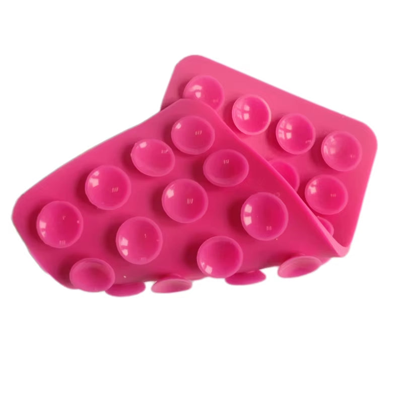 Double-Sided Silicone Suction Cup Pad – Strong Adhesive Rubber Mount for Mobile Phone Repair & Fixture Support