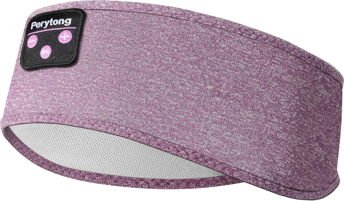 Sleep Headphones Bluetooth Sports Headband with Ultra-Thin HD Stereo Speakers – Comfortable Wireless Headset for Sleeping, Workout, Jogging, Yoga, Insomnia, Air Travel & Meditation – Unisex