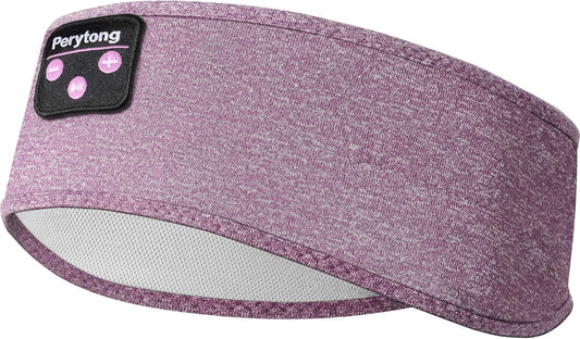 Sleep Headphones Bluetooth Sports Headband with Ultra-Thin HD Stereo Speakers – Comfortable Wireless Headset for Sleeping, Workout, Jogging, Yoga, Insomnia, Air Travel & Meditation – Unisex