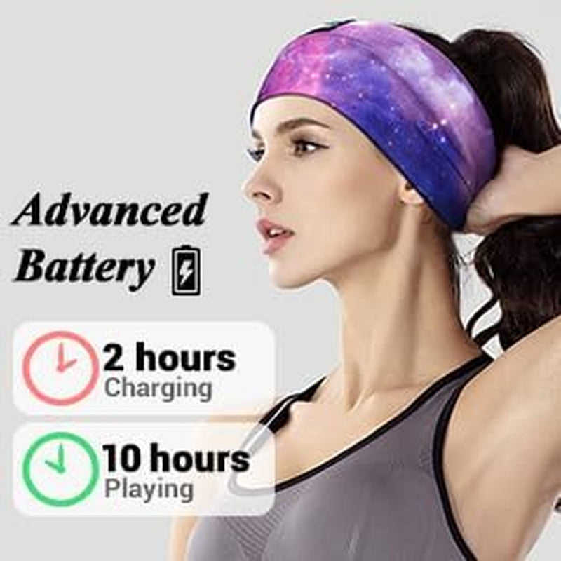 Bluetooth Sleep Headphones Headband – Wireless Music Headband with Ultra-Thin HD Stereo Speakers for Side Sleepers, Sports, Yoga, Travel & Relaxation