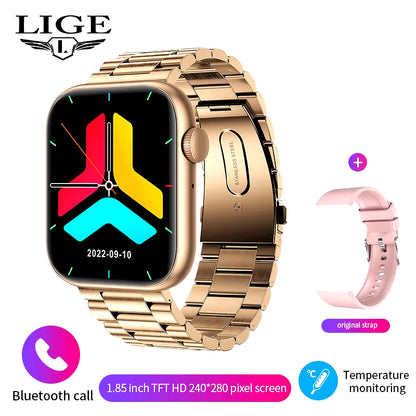 2025 Smartwatch with Wireless Charging | Bluetooth Calling Fitness Tracker for Men & Women | Customizable Watch Faces Smart Fitness Bracelet