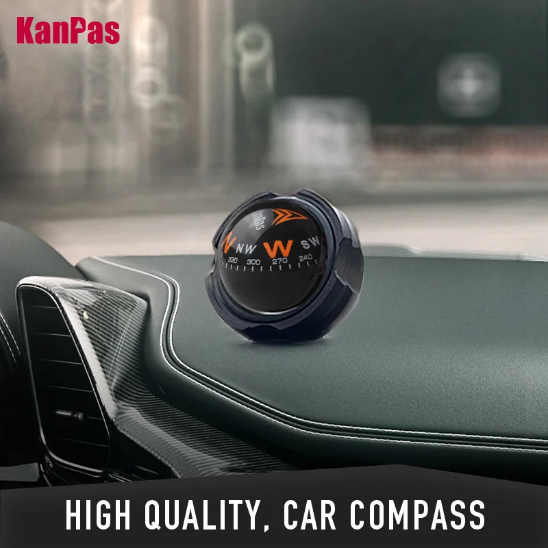Multi-Use LED Compass Ball for Car Dashboard, Boat, and Outdoor Navigation – Compact & Easy-to-Read