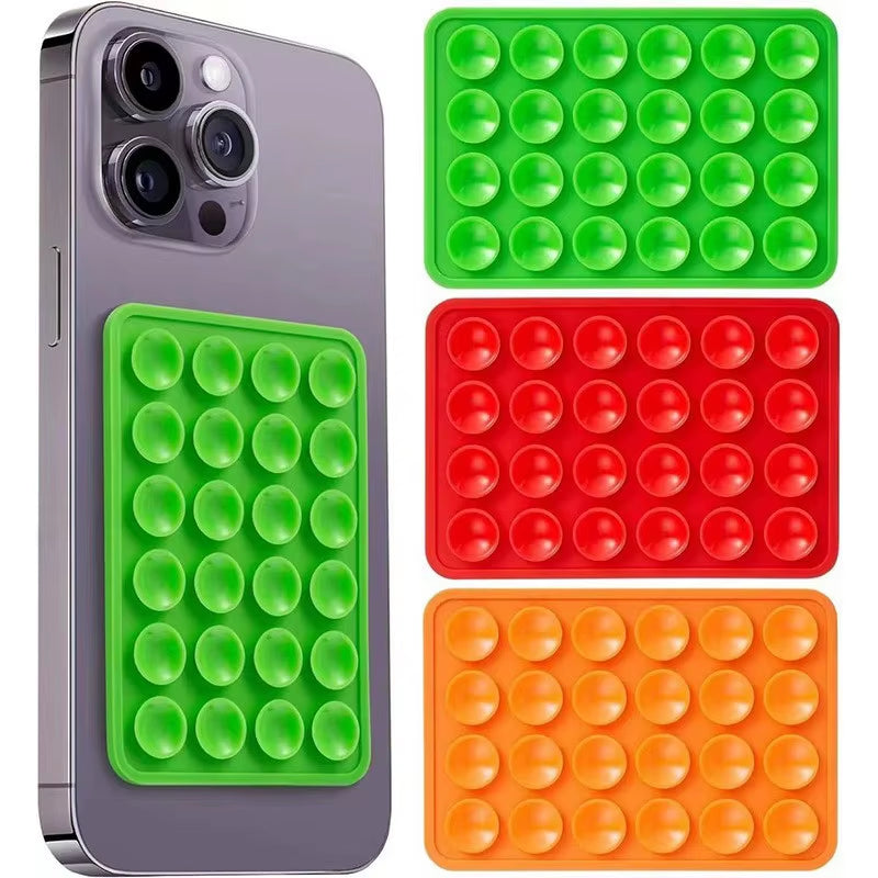 Double-Sided Silicone Suction Cup Pad – Strong Adhesive Rubber Mount for Mobile Phone Repair & Fixture Support
