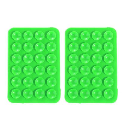 2-Pack Double-Sided Silicone Suction Pads – Adhesive Mobile Phone Fixture with Strong Suction Cups for Repair & Mounting