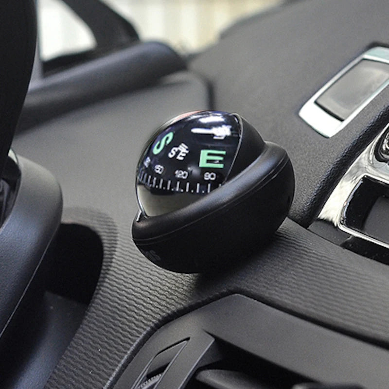 Multi-Use LED Compass Ball for Car Dashboard, Boat, and Outdoor Navigation – Compact & Easy-to-Read