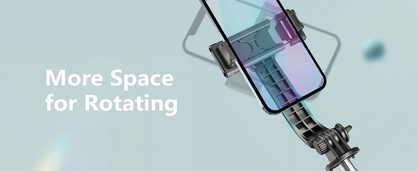 Selfie Stick Tripod with Light & Wireless Remote, 27" Extendable Phone Tripod Stand, Portable Selfie Stick Compatible with iPhone 15 Pro Max/15/14/13, Samsung Galaxy & Android Smartphones