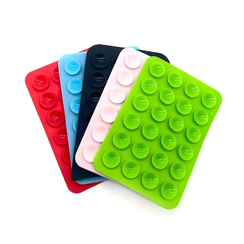 Silicone Suction Pad with Adhesive Backing – Double-Sided Suction Cup Fixing Pad for Mobile Phone Repair, Mounting & Fixture Support