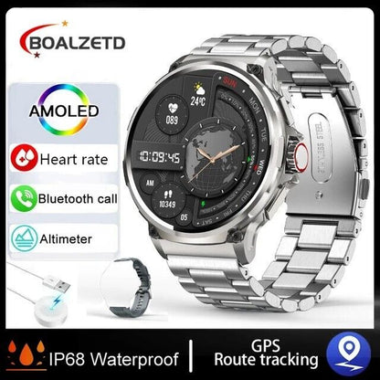 1.85" Ultra HD Smartwatch with GPS & Bluetooth Calling, Fitness Tracker with Heart Rate, Sleep & Health Monitoring, Sports Smart Watch for Men Women, Ideal Gym Gift