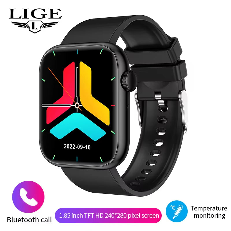 2025 Smartwatch with Wireless Charging | Bluetooth Calling Fitness Tracker for Men & Women | Customizable Watch Faces Smart Fitness Bracelet