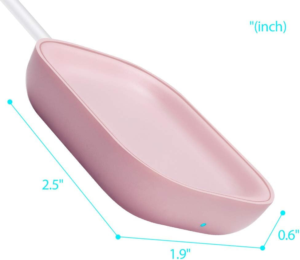 Wireless Charging Station for AirPods & AirPods Pro – Compatible with AirPods Pro 2nd/1st Gen, AirPods 4/3 – Fast Charger with Active Noise Cancellation Support – Pink