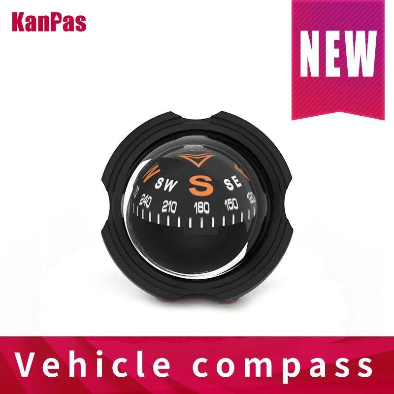 Multi-Use LED Compass Ball for Car Dashboard, Boat, and Outdoor Navigation – Compact & Easy-to-Read