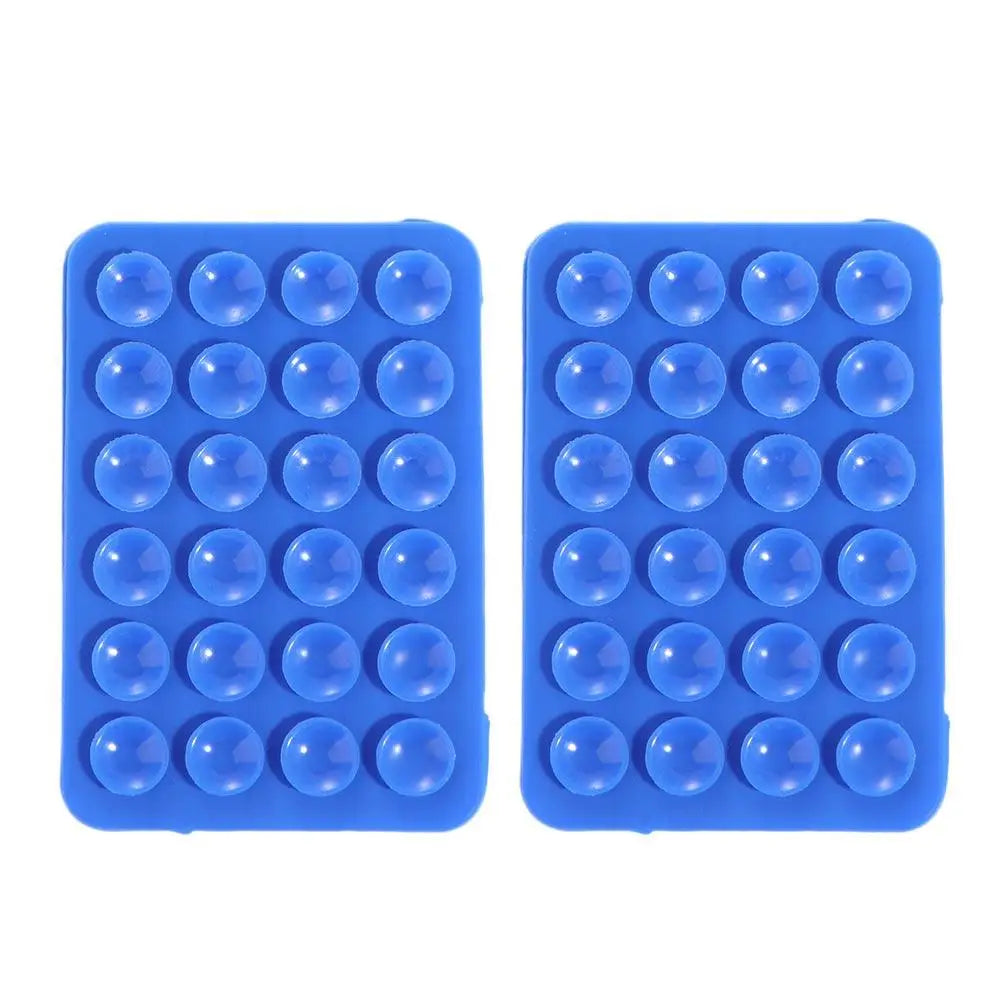 2-Pack Double-Sided Silicone Suction Pads – Adhesive Mobile Phone Fixture with Strong Suction Cups for Repair & Mounting