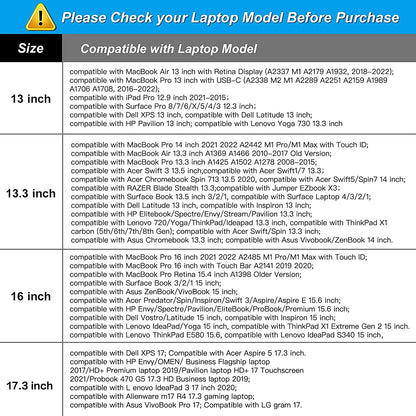 360° Protective Laptop Shoulder Bag – Teal Green Sleeve with Belt, Compatible with MacBook Air 15" M4/M3/M2 A3241 A3114 A2941, MacBook Pro 16" M4/M3/M2/M1, Fits 15-15.6" Notebooks