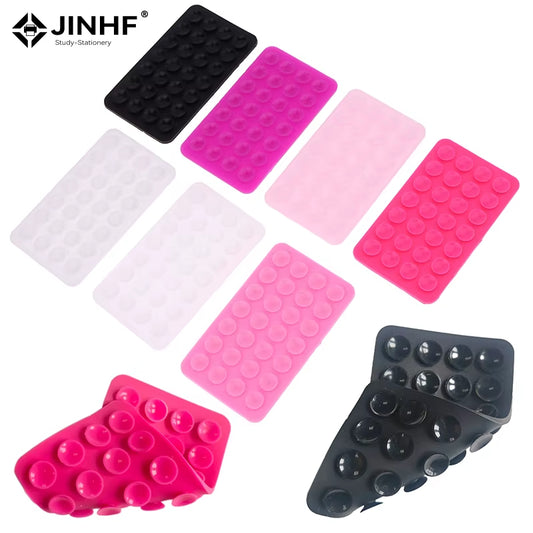 Double-Sided Silicone Suction Cup Pad – Strong Adhesive Rubber Mount for Mobile Phone Repair & Fixture Support