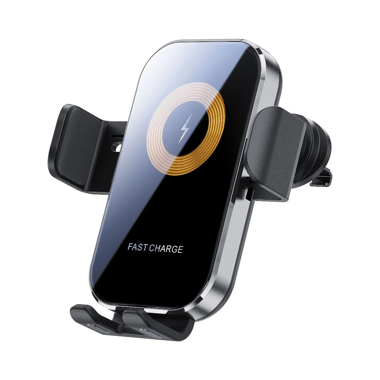 15W Wireless Car Charger Mount – Fast Qi Charging Auto-Clamping Phone Holder for Air Vent, Compatible with iPhone 14/13/12/11/X & Samsung Galaxy S22/S20/S10/S9/Note 20/10/9