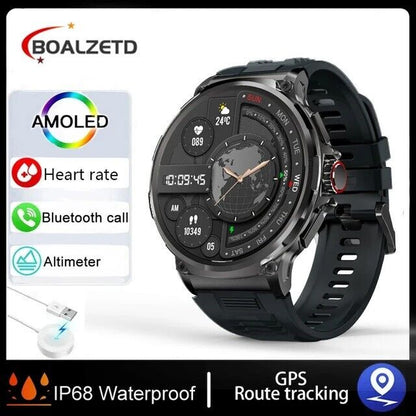 1.85" Ultra HD Smartwatch with GPS & Bluetooth Calling, Fitness Tracker with Heart Rate, Sleep & Health Monitoring, Sports Smart Watch for Men Women, Ideal Gym Gift