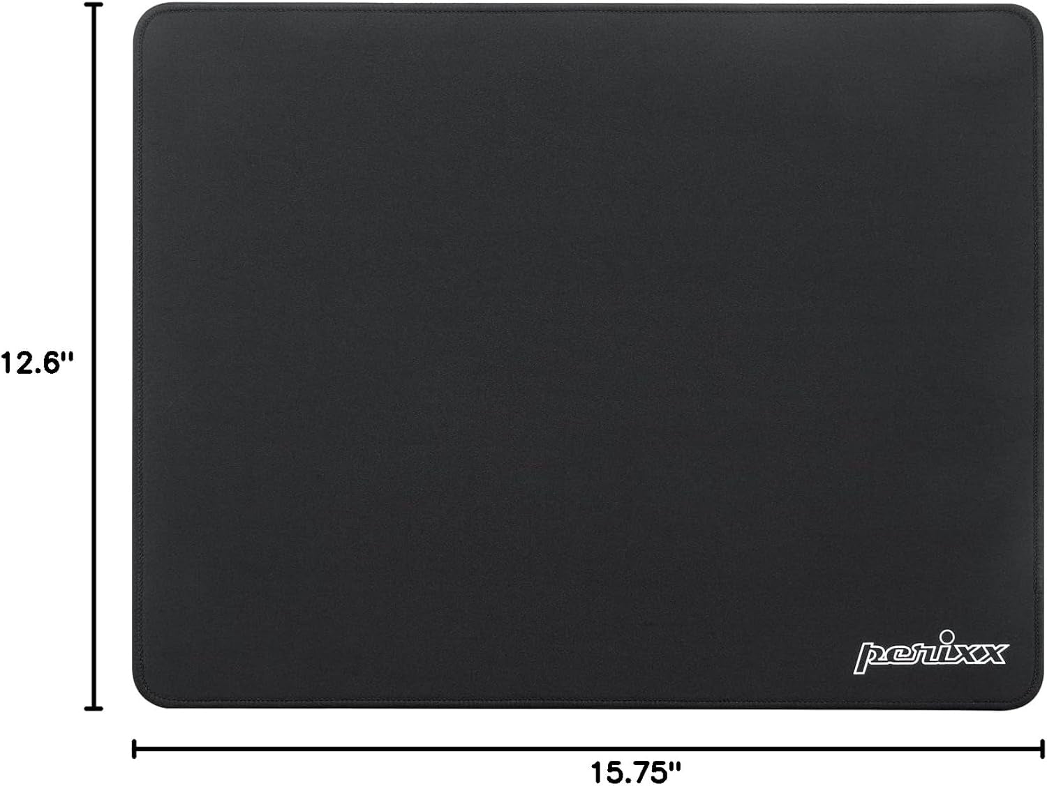 DX-1000XL Waterproof Gaming Mouse Pad – XL 15.75 x 12.6" Non-Slip Mouse Mat with Stitched Edges & Rubber Base – Extended Desk Pad for Laptop & Desktop, Black