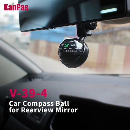 Multi-Use LED Compass Ball for Car Dashboard, Boat, and Outdoor Navigation – Compact & Easy-to-Read
