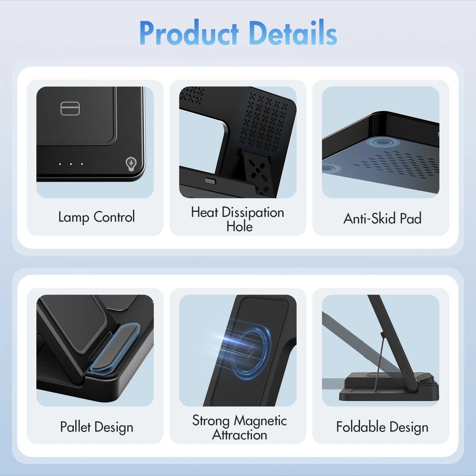 3-in-1 Magnetic Wireless Charging Station – Fast Charger Stand for iPhone 16/15/14/13/12/11 Pro Max, Apple Watch Series 9–SE, and AirPods Pro/3/2