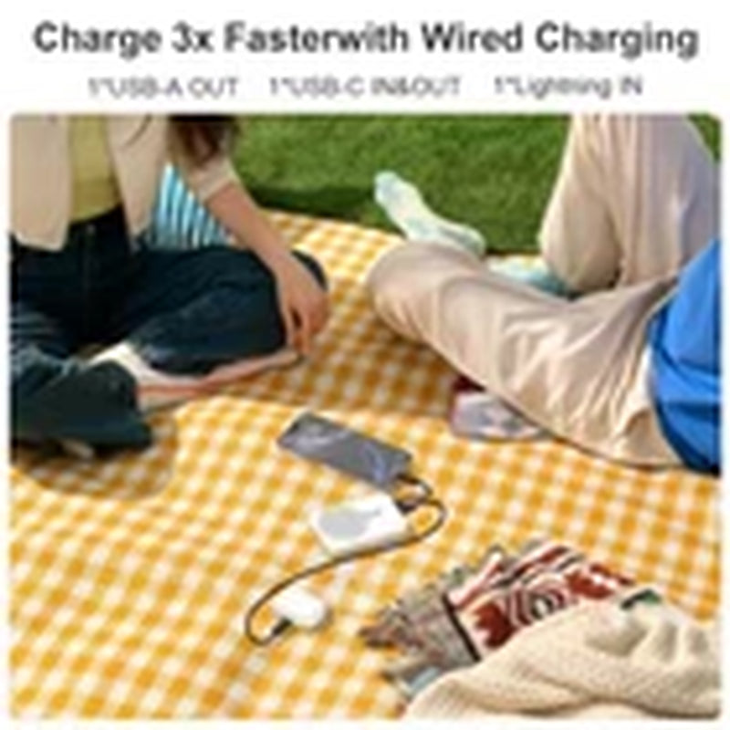 Magnetic Wireless Power Bank 10000mAh – Portable Fast Charger Battery Pack Compatible with iPhone 16/15/14/13/12 Series