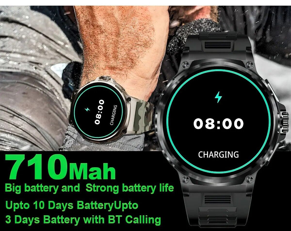 1.85" Ultra HD Smartwatch with GPS & Bluetooth Calling, Fitness Tracker with Heart Rate, Sleep & Health Monitoring, Sports Smart Watch for Men Women, Ideal Gym Gift