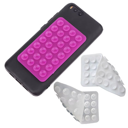 Double-Sided Silicone Suction Cup Pad – Strong Adhesive Rubber Mount for Mobile Phone Repair & Fixture Support