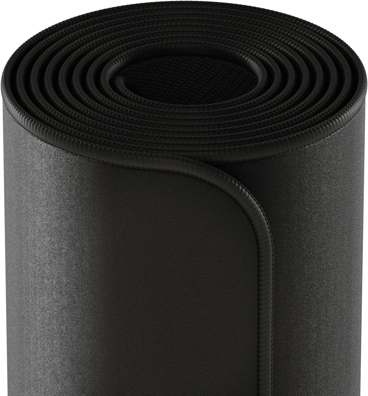 Large Gaming Mouse Pad – Stealth Edition | Premium Black Cloth with Stitched Edges | Smooth Precision Surface | 11" x 13" (G-L-Stealth)