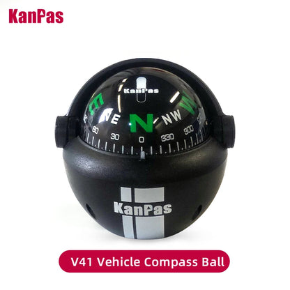 Multi-Use LED Compass Ball for Car Dashboard, Boat, and Outdoor Navigation – Compact & Easy-to-Read