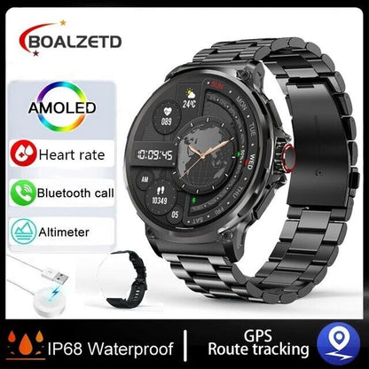 1.85" Ultra HD Smartwatch with GPS & Bluetooth Calling, Fitness Tracker with Heart Rate, Sleep & Health Monitoring, Sports Smart Watch for Men Women, Ideal Gym Gift