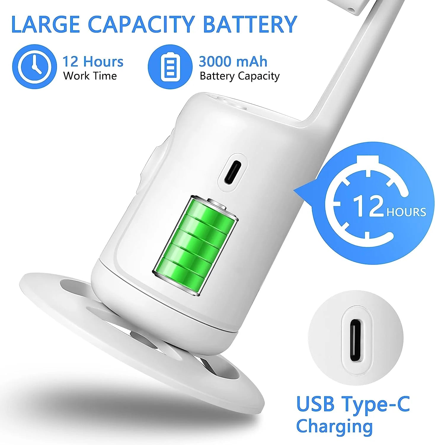 Auto Face Tracking Tripod with 360° Rotation – No App Needed, Gesture Control Phone & Camera Mount, Rechargeable Battery for Vlogging, Streaming, TikTok & Video Recording