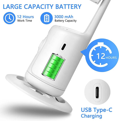 Auto Face Tracking Tripod with 360° Rotation – No App Needed, Gesture Control Phone & Camera Mount, Rechargeable Battery for Vlogging, Streaming, TikTok & Video Recording