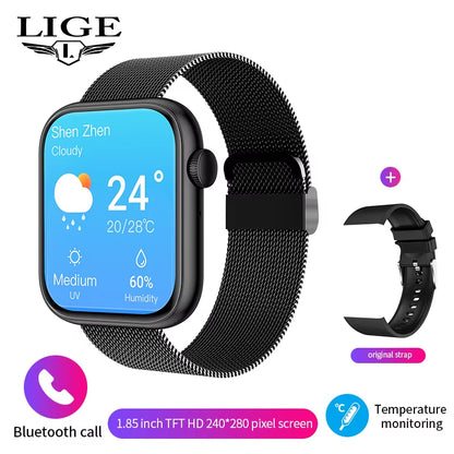 2025 Smartwatch with Wireless Charging | Bluetooth Calling Fitness Tracker for Men & Women | Customizable Watch Faces Smart Fitness Bracelet